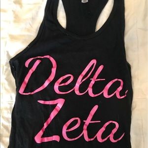 💕🎀✨ Delta Zeta pink tank